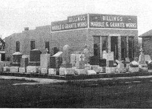 Company Building Old Photo — Billings, MT — Billings Monument Co.