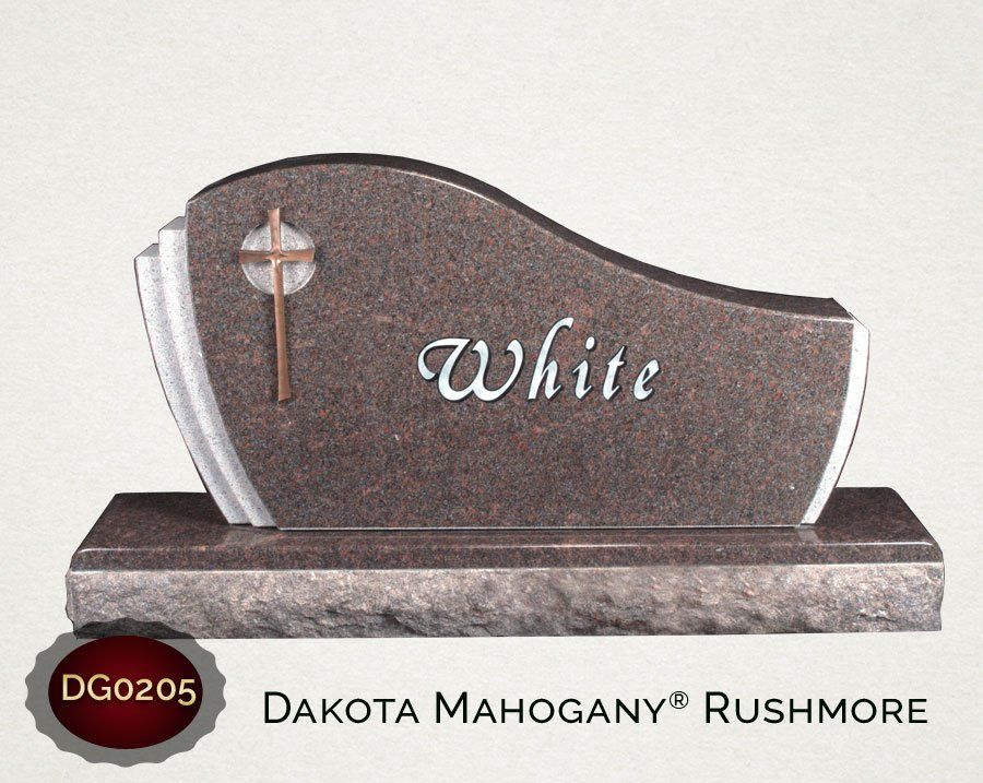 White Dakota Mahogany Rushmore — Billings, MT — Billings Monument Co.