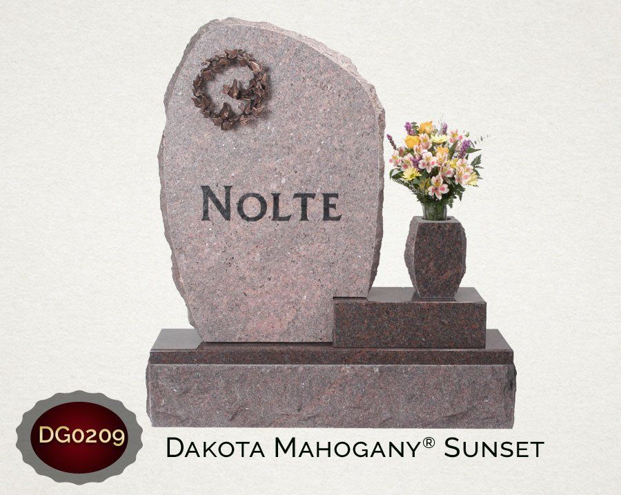 Nolte Dakota Mahogany Sunset — Billings, MT — Billings Monument Co.
