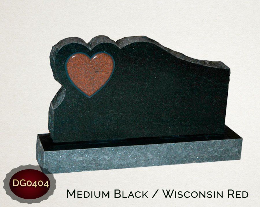 Medium Black/Wisconsin Red — Billings, MT — Billings Monument Co.