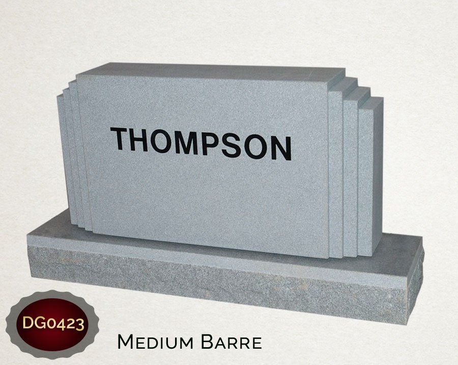 Thompson Medium Barre — Billings, MT — Billings Monument Co.