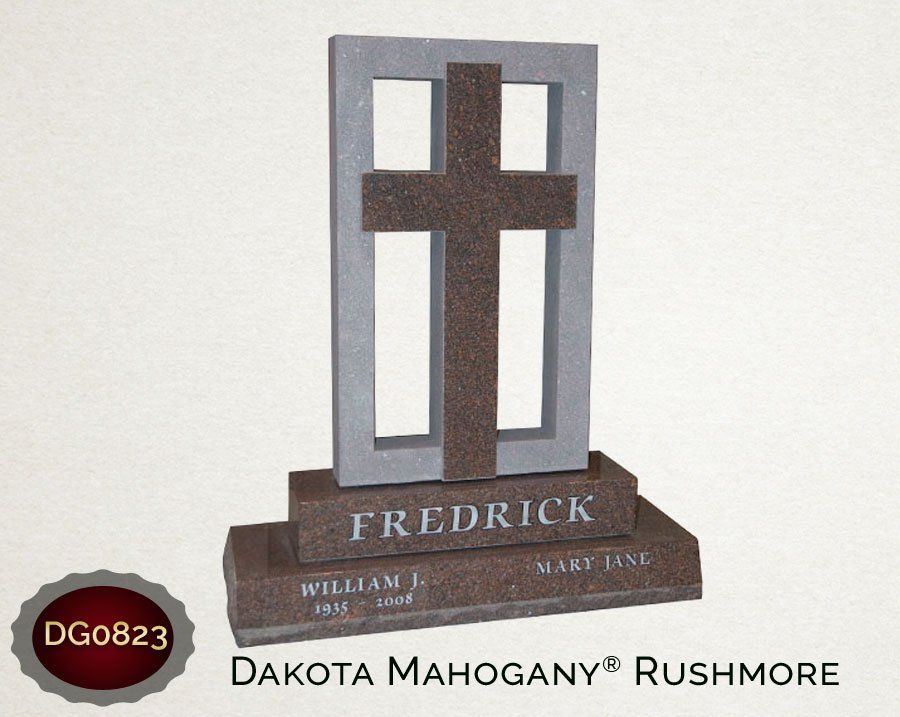 Fredrick Dakota Mahogany Rushmore — Billings, MT — Billings Monument Co.