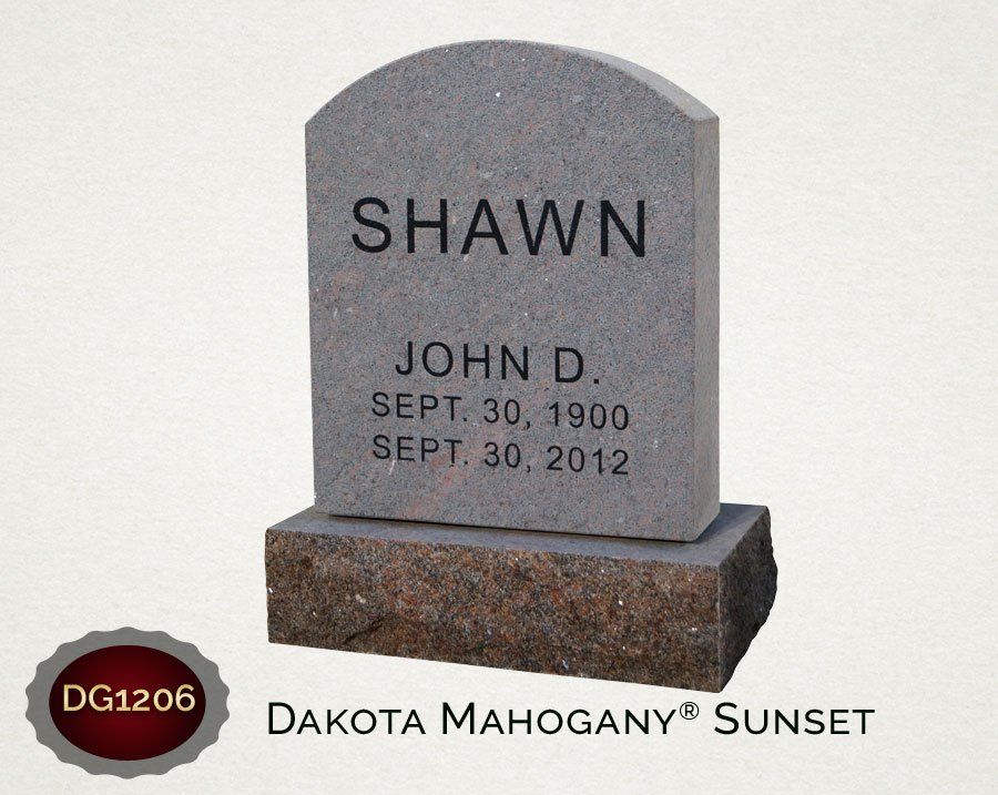 Shawn Dakota Mahogany Sunset — Billings, MT — Billings Monument Co.