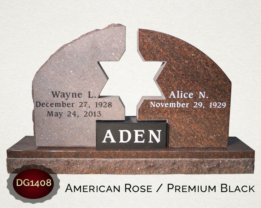 Aden America Rose/Premium Black — Billings, MT — Billings Monument Co.
