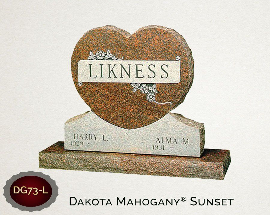 Likness Dakota Mahogany Sunset — Billings, MT — Billings Monument Co.