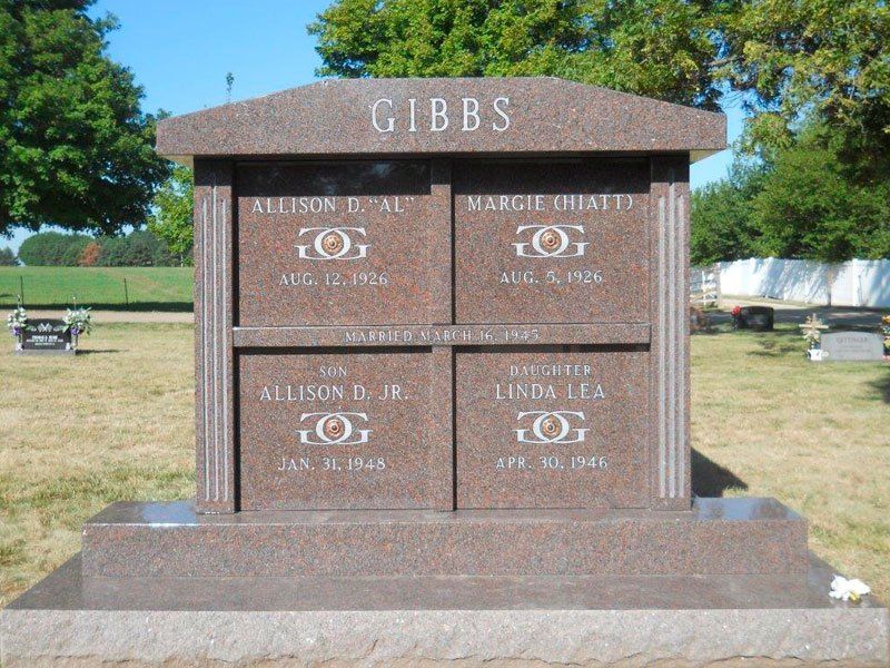 Gibbs Mausoleum — Billings, MT — Billings Monument Co.