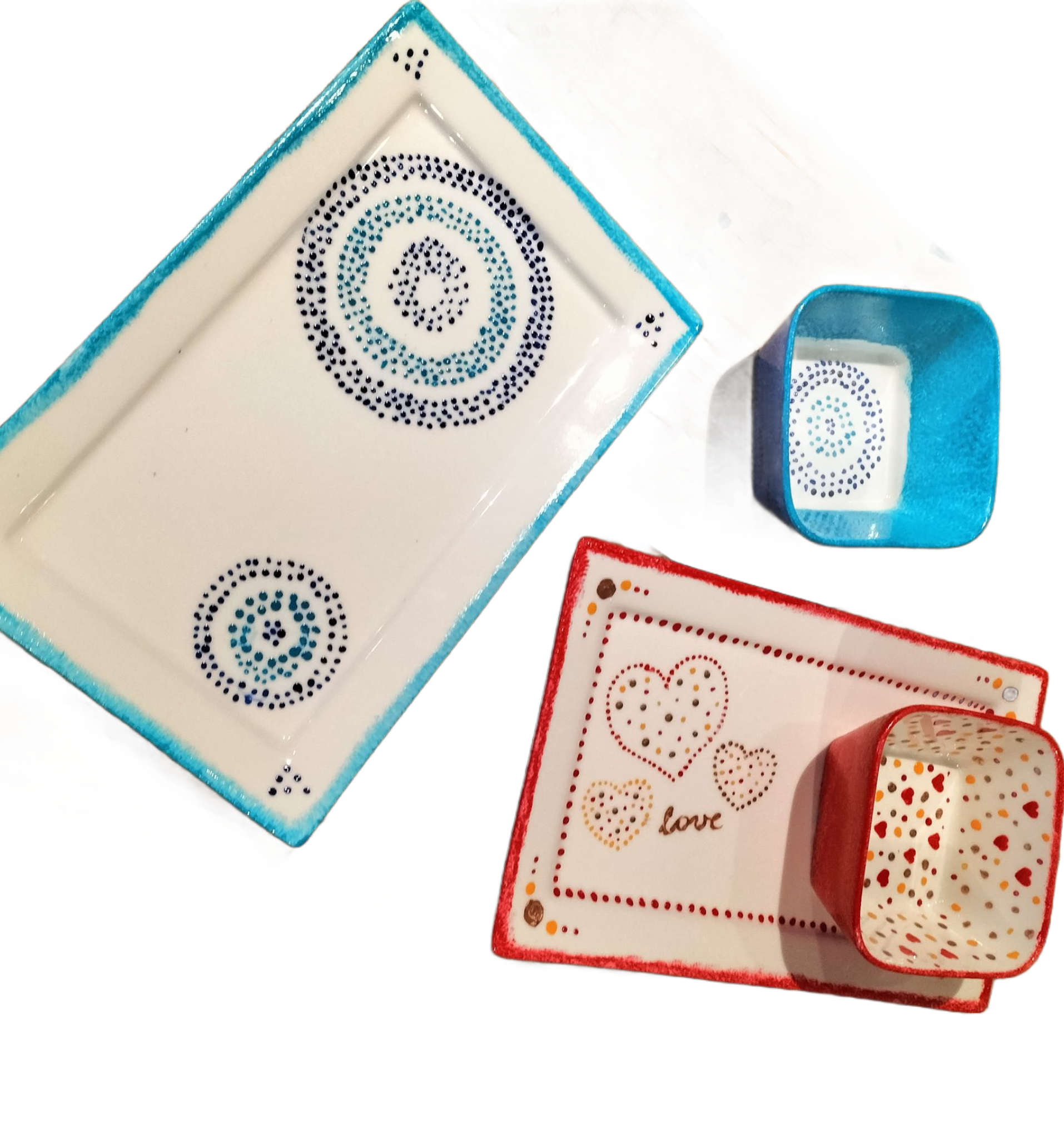 workshop stippen op porselein