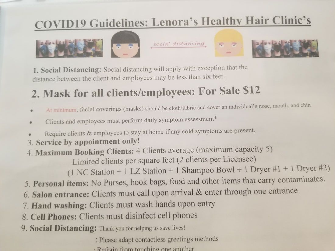 A sign that says ' covid 19 guidelines ' on it