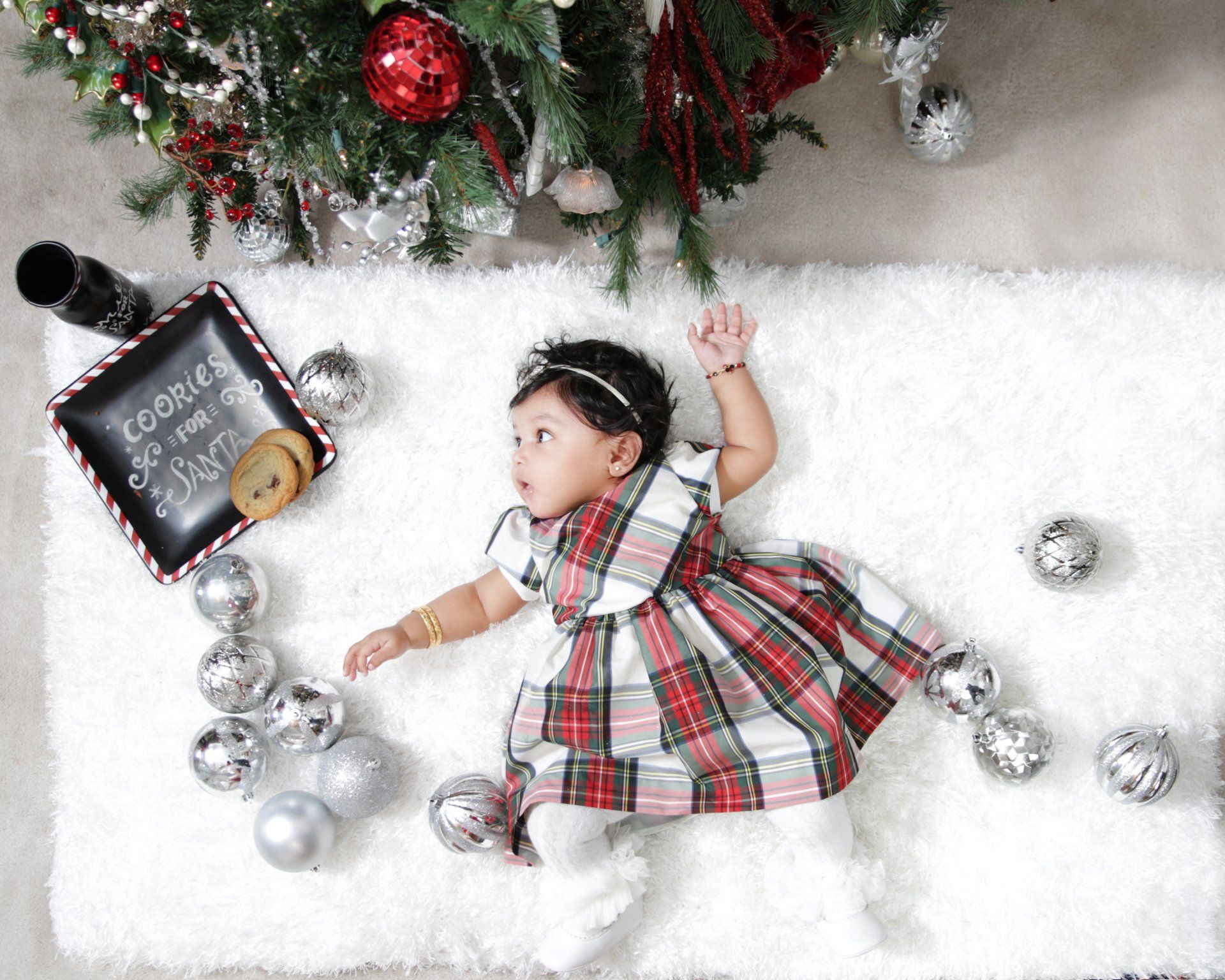 Baby Christmas Photo shoot | Cute Baby Christmas Photos NYC | Creative Holiday Baby Photos New York |
