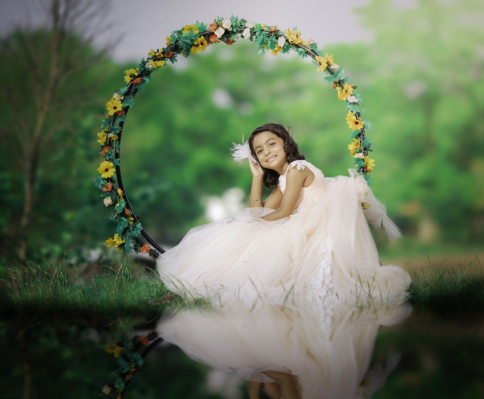 NYC Photographer | Kids Portrait | Golden Birthday | Itty Bitty Dress | Portrait Photographer