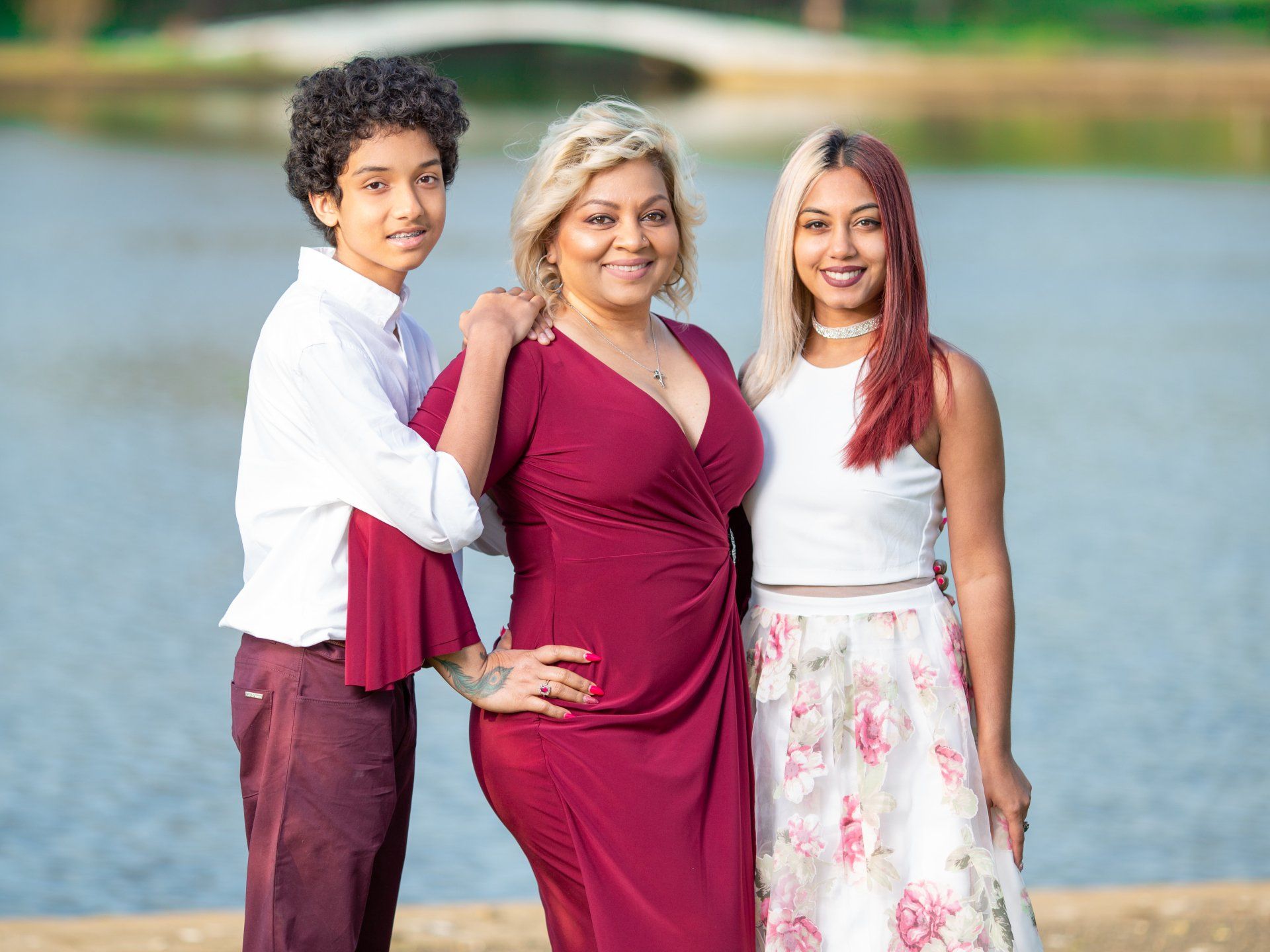 NYC Family Photographer | Family Photo Shoot | Family Photos by Lake Water