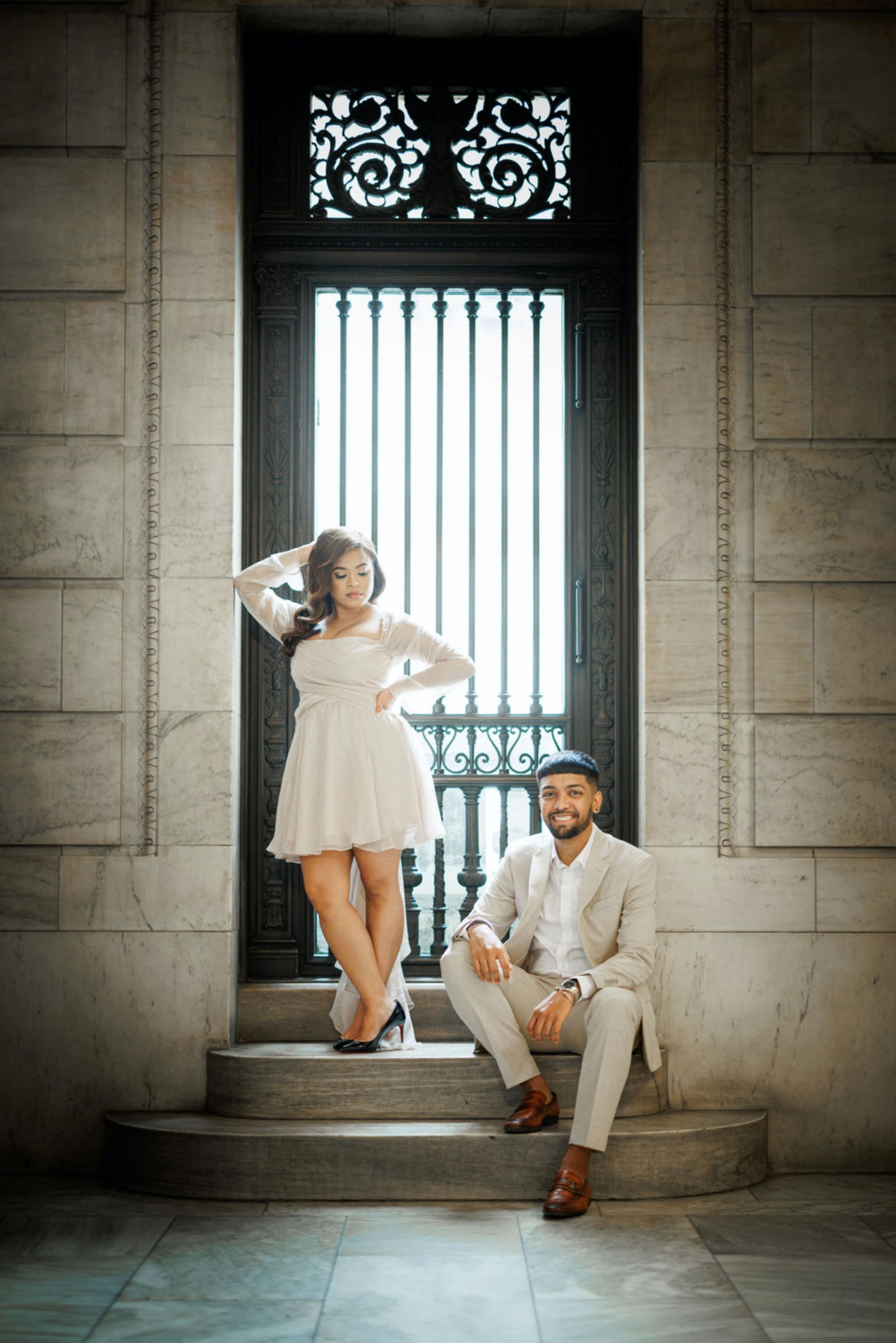 Engagement Photos | Engagement Shoot | NYC Engagement Photographer | Couples Shoot | NY Public Library Engagement Photoshoot | NY Public Library Engagement Photographer NY | Best Engagement Photographer