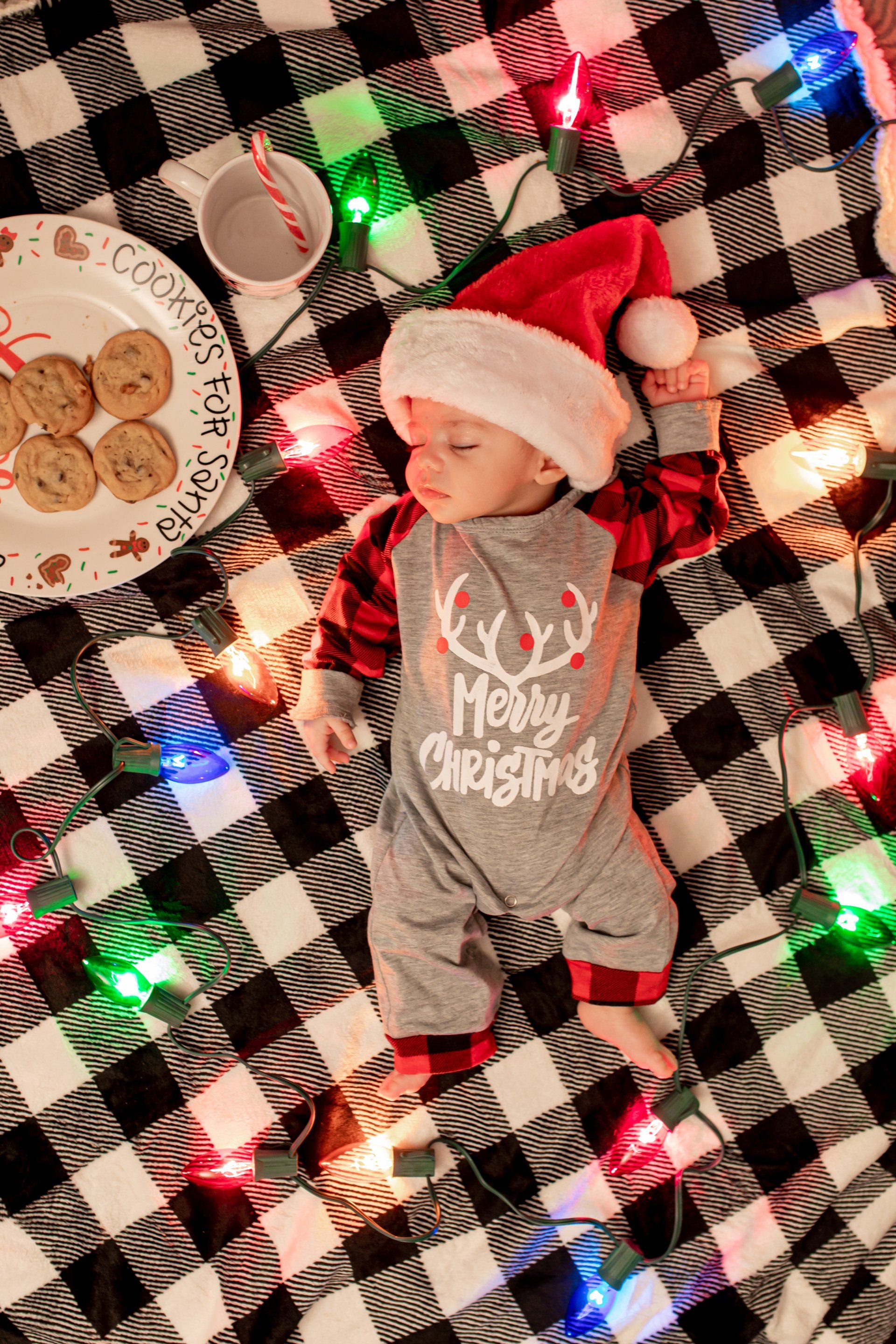 Baby Christmas Photo shoot | Cute Baby Christmas Photos NYC | Professional Family Christmas Photo