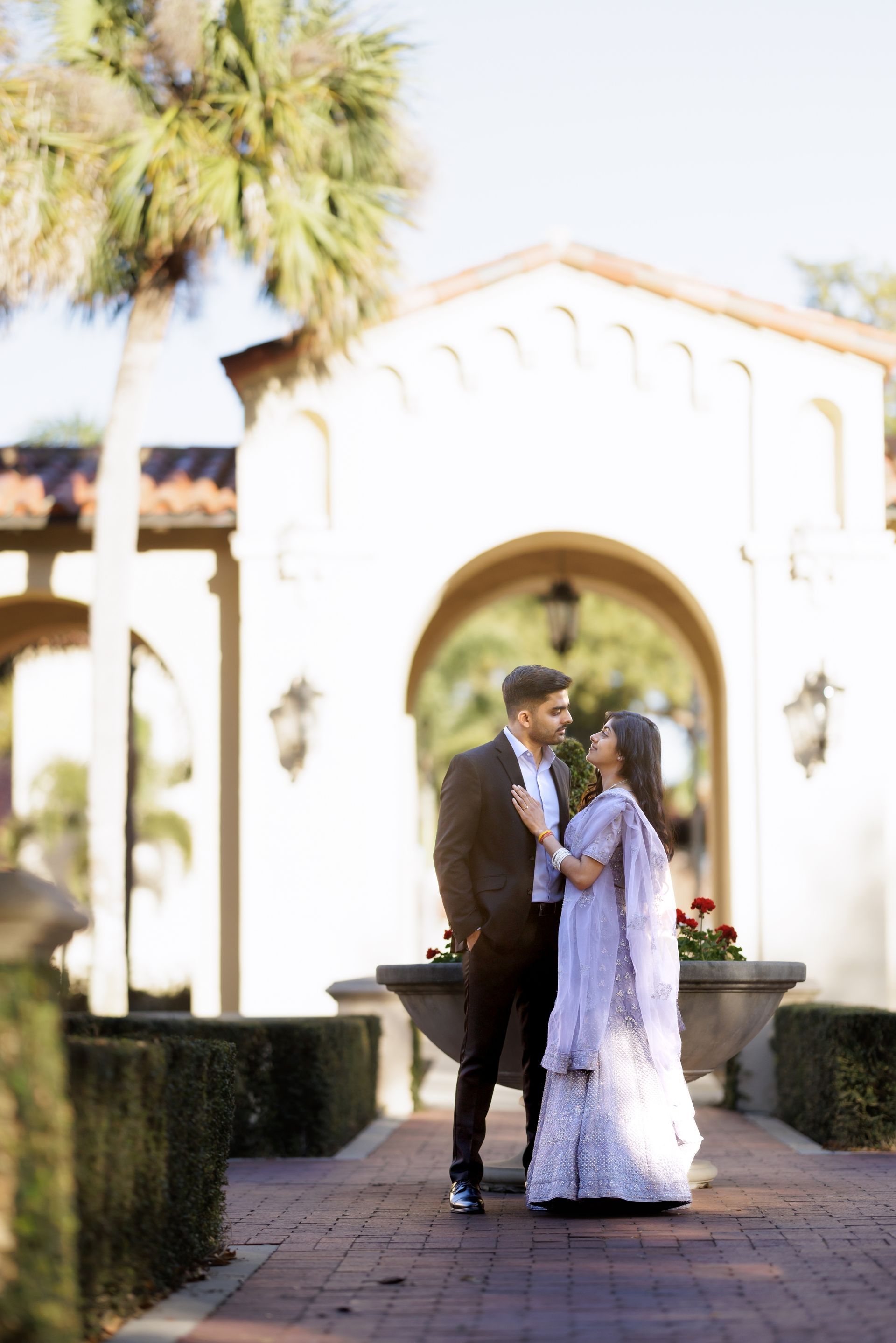 Indian Engagement Photos | Engagement Shoot | FL Engagement Photographer | Orlando Florida Couples Shoot | Central Florida Outdoor Engagement Photoshoot | Central Florida Outdoor Park Engagement Photographer NY | Best Engagement Photographer