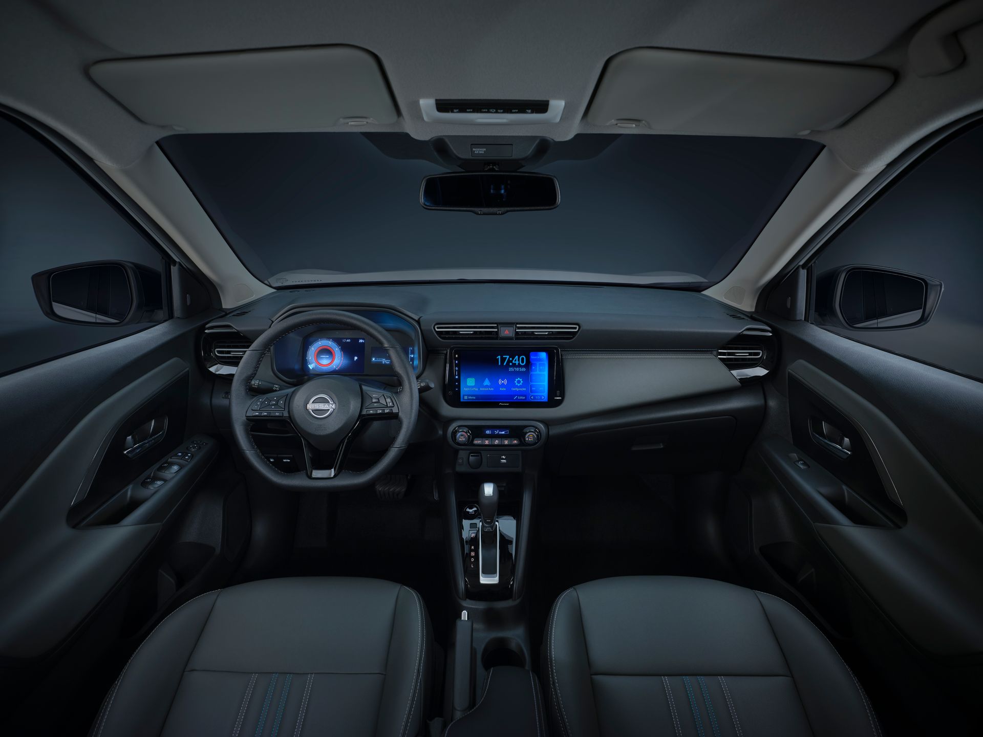 Visão geral do painel do novo Nissan Kait