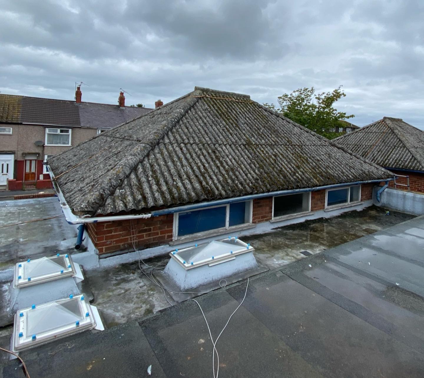 asbestos roof replacement
