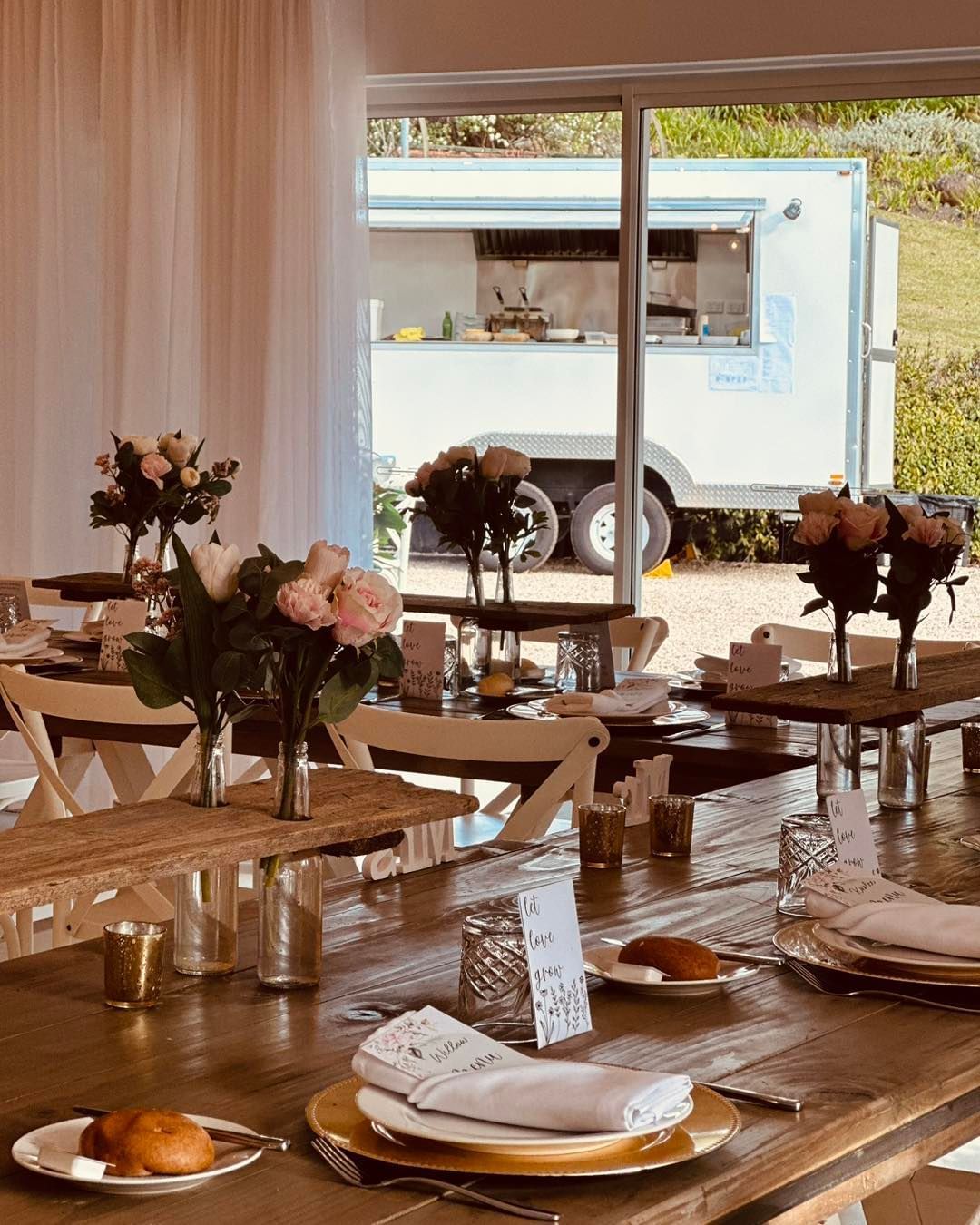 A Table Set for a Wedding Reception — Central Coast Events in Berkeley Vale, NSW