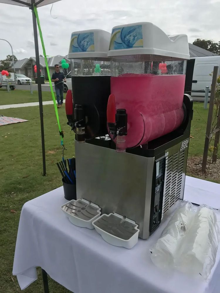 A Slush Machine is Sitting on Top of a White Table — Central Coast Events in Berkeley Vale, NSW