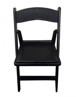 Black Folding Chair ― Central Coast Events in Berkeley Vale, NSW