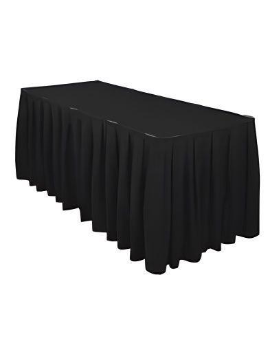 Black Table Skirting ― Central Coast Events in Berkeley Vale, NSW