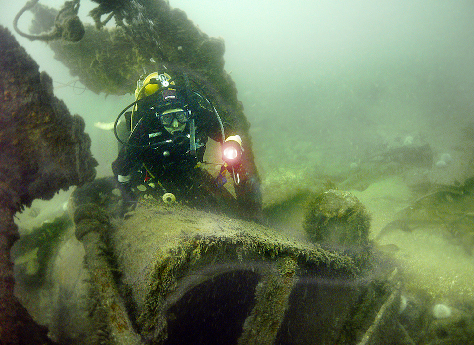 wreck diving grimsby