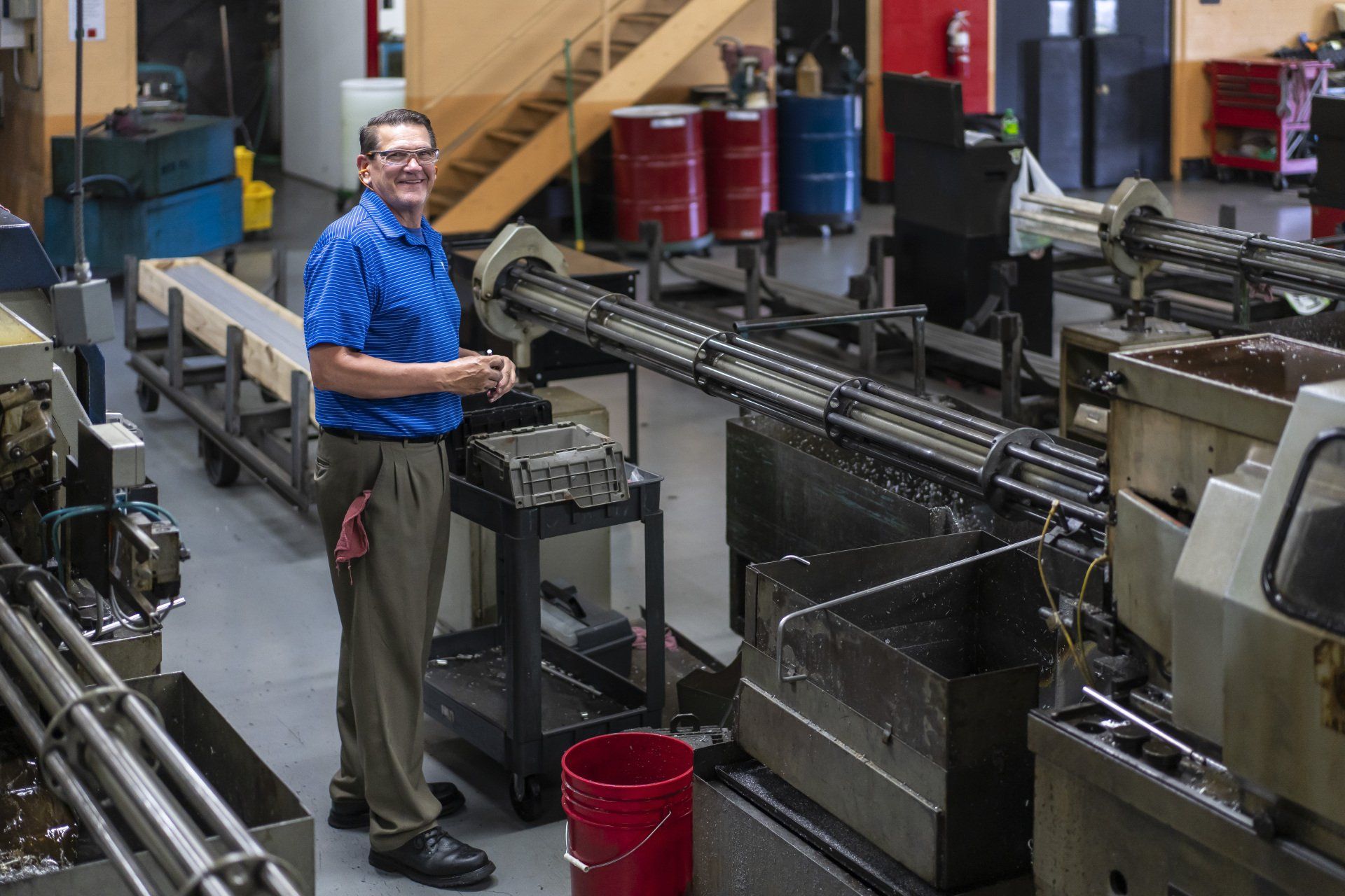 Employee Working at RIMA Manufacturing Company in Hudson, MI
