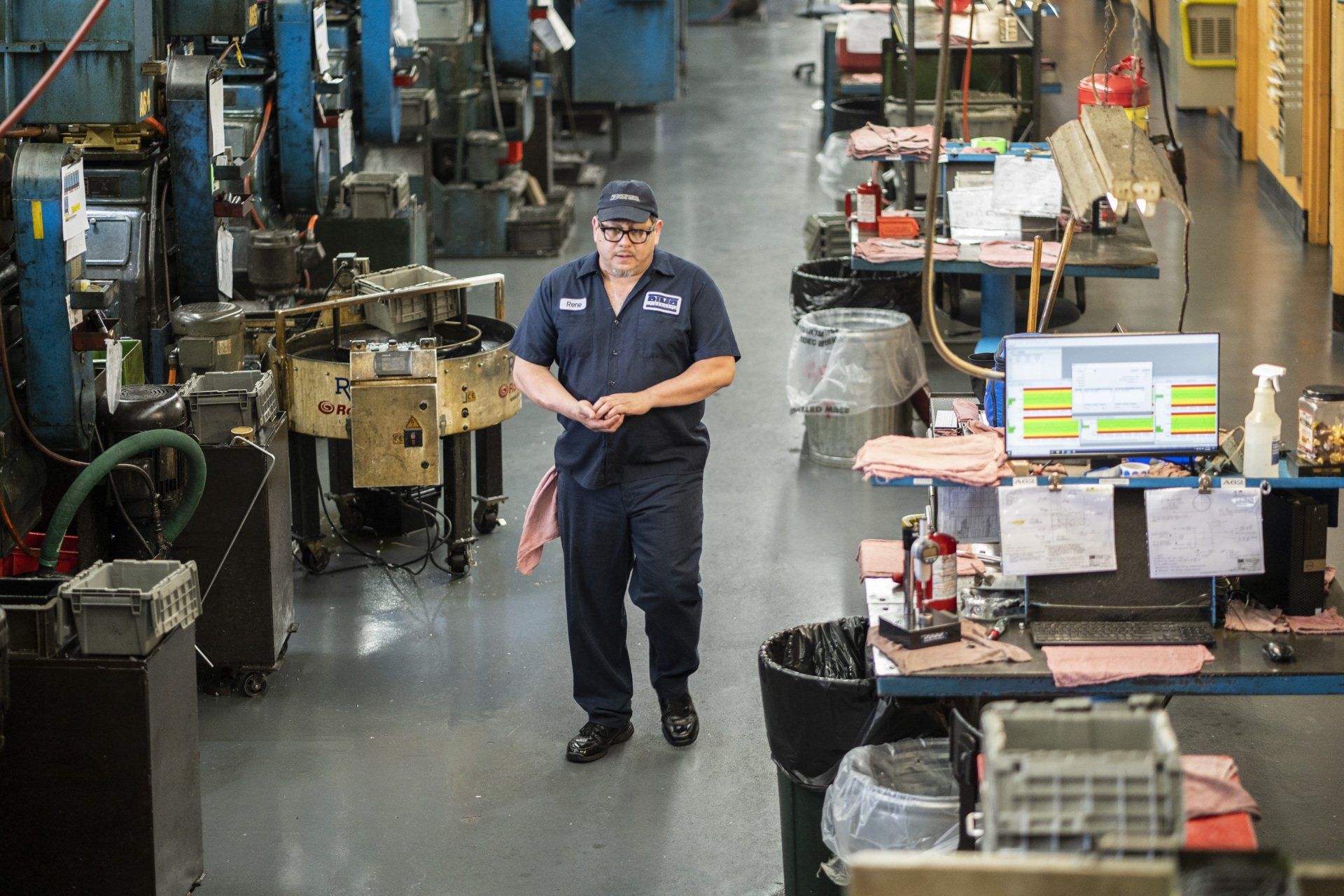 Employee Working at RIMA Manufacturing Company in Hudson, MI