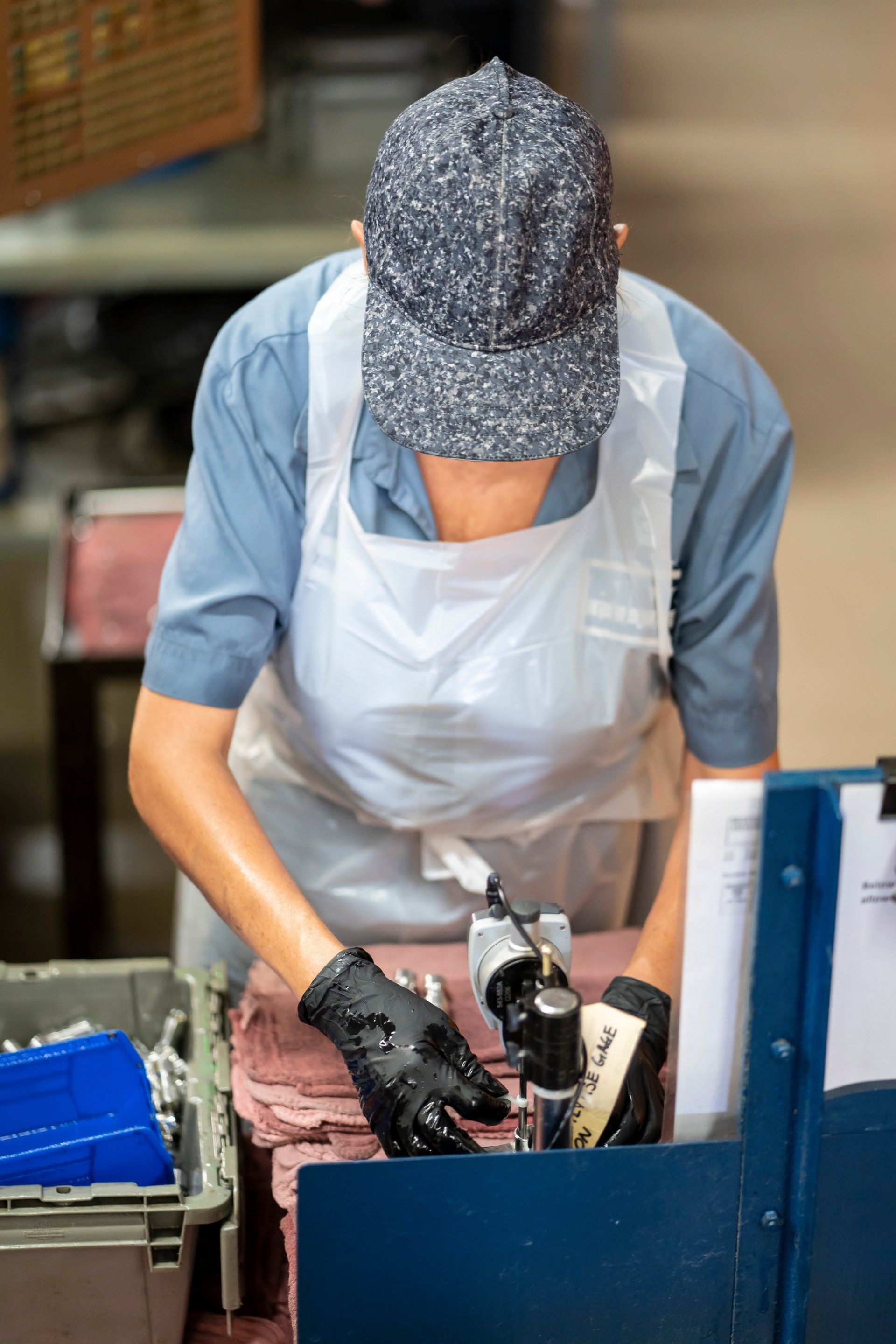 Employee Working at RIMA Manufacturing Company in Hudson, MI