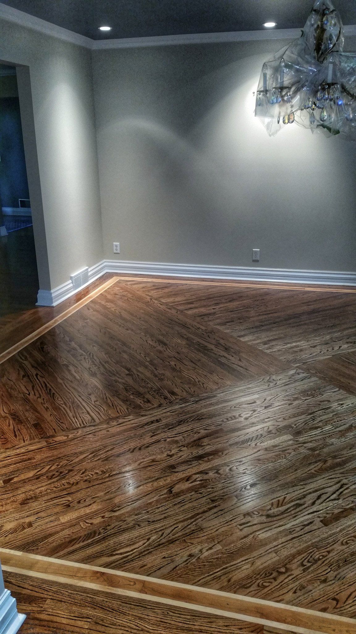 Dark Wood Boarder — Omaha, NE — Ohana Wood Floors Inc.