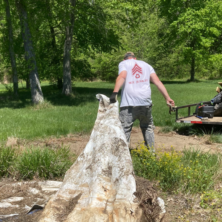 above ground pool removal