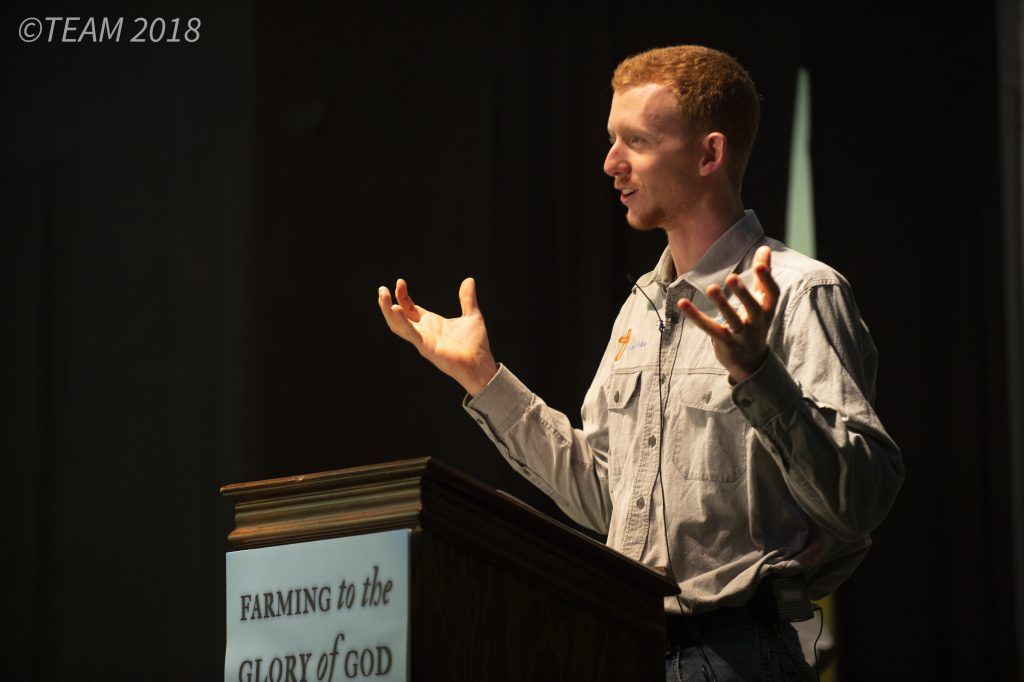 A missionary in North America gives a fundraising presentation.