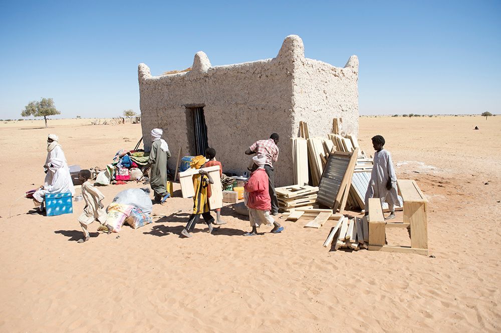building new school in chad