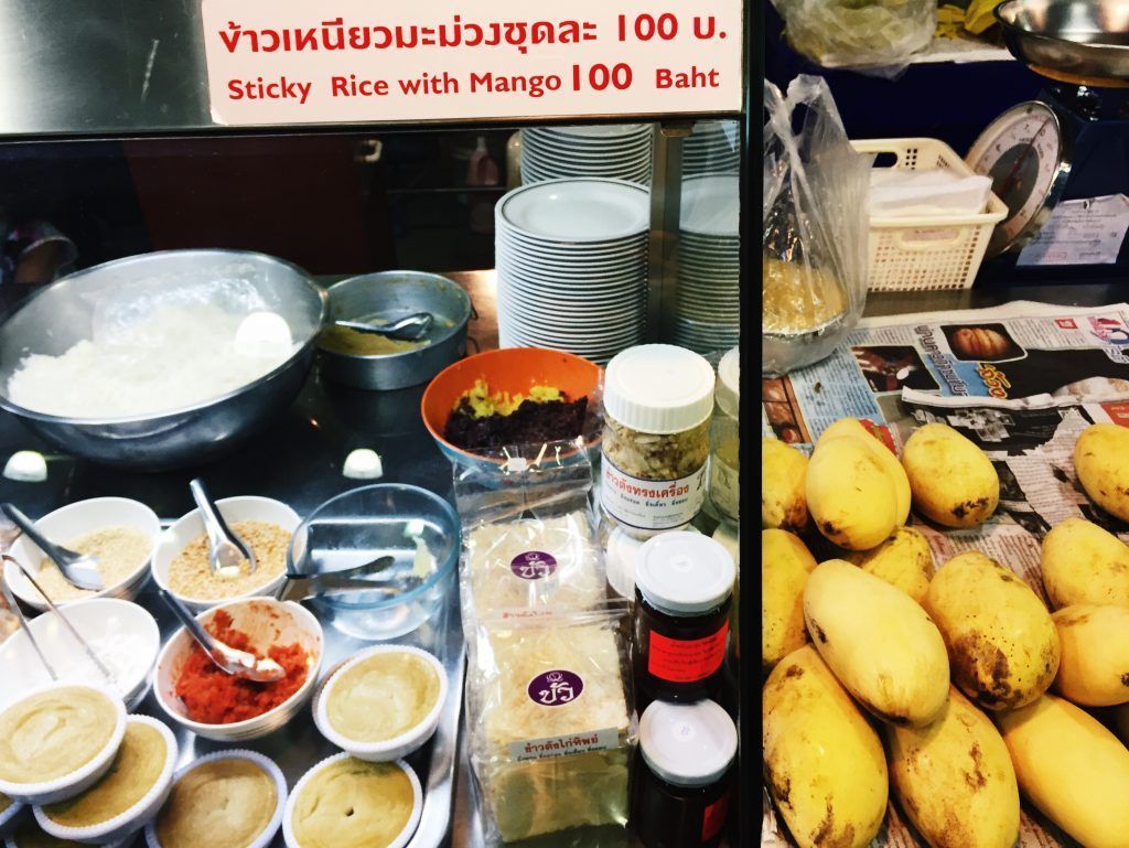 mango sticky rice thailand