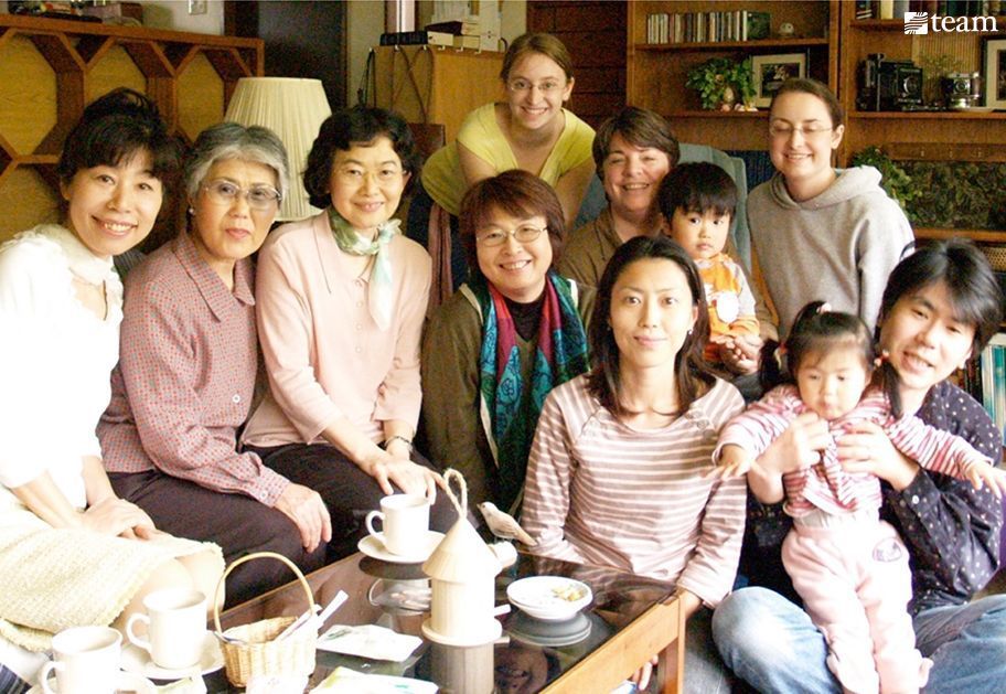Women's Bible study in Japan.