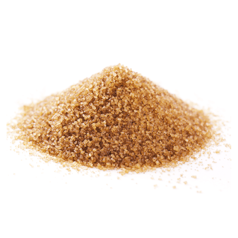 brown granulated sugar in a bowl