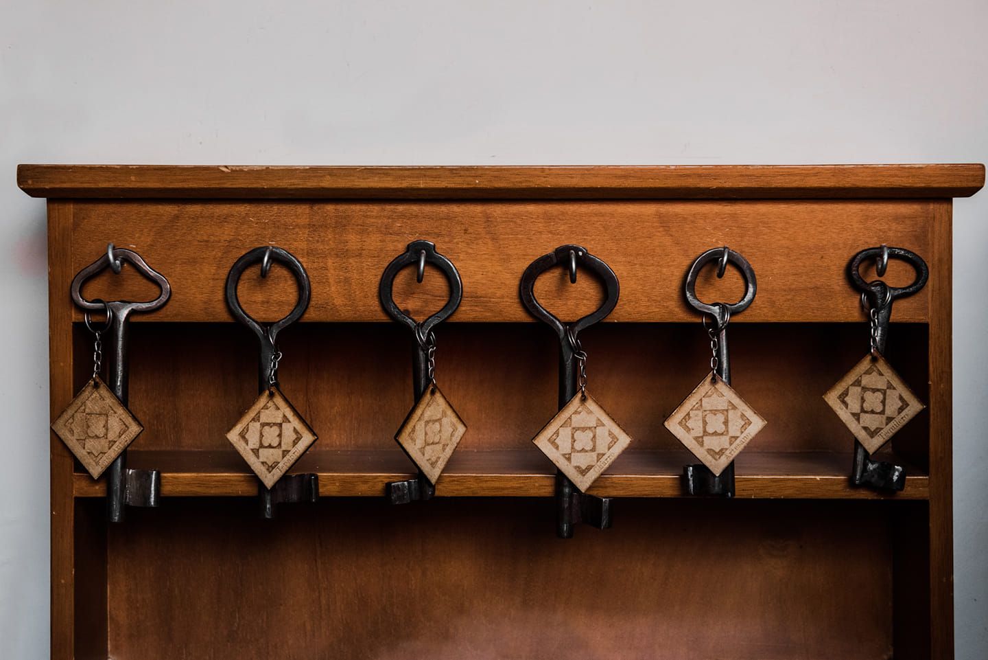 Llaves antiguas para las suites un detalle especial