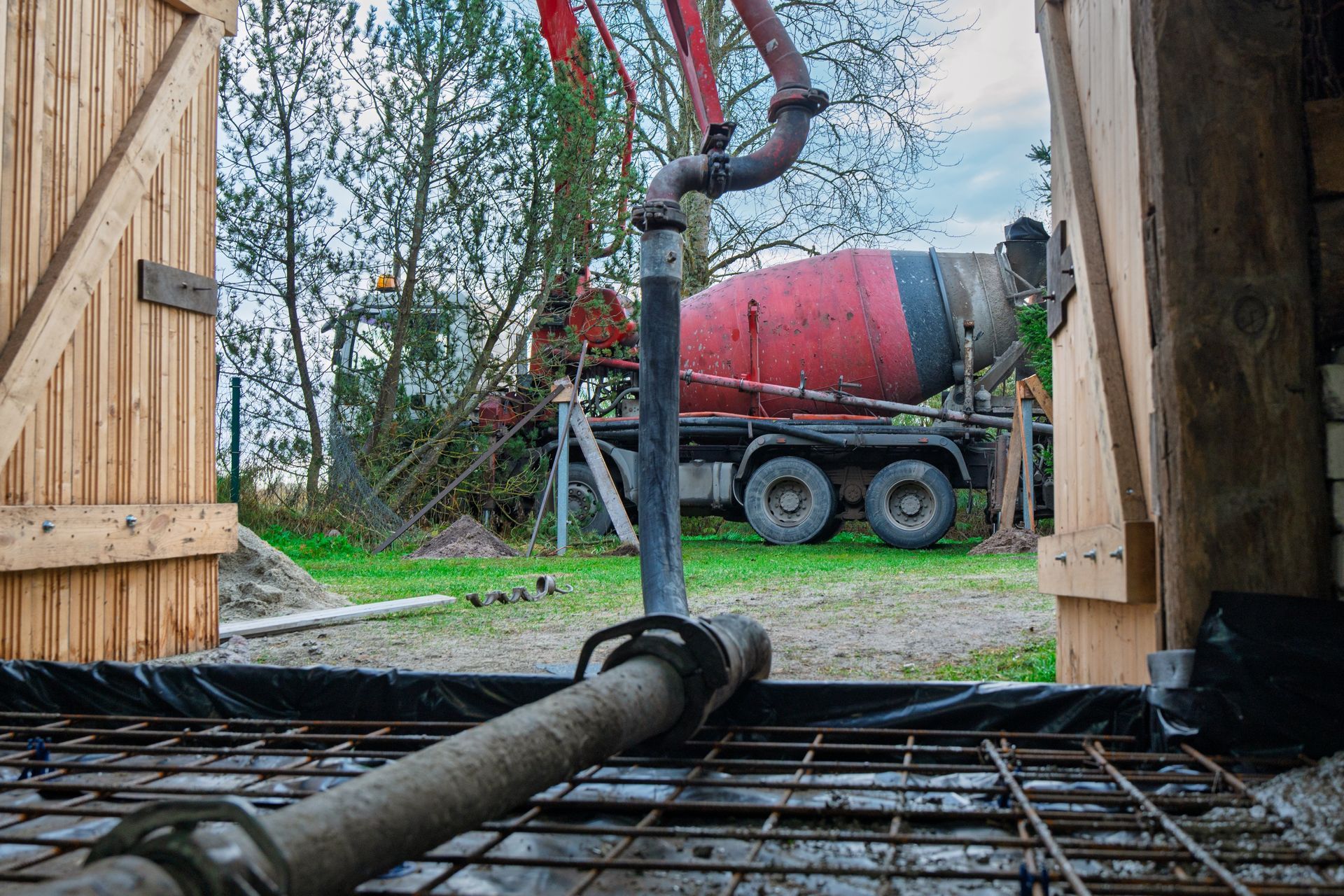 Concrete pumping for residential projects