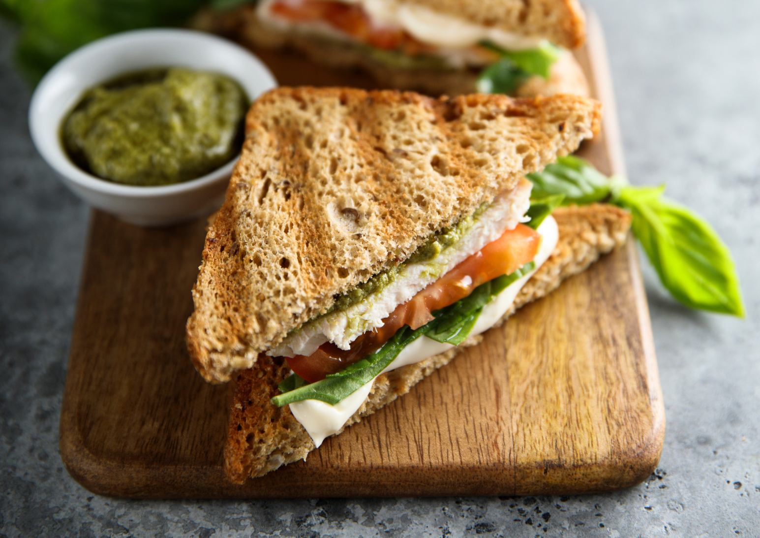 Caprese sandwich