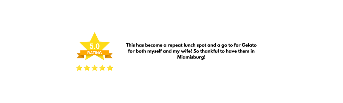 A white background with a yellow star and five stars.