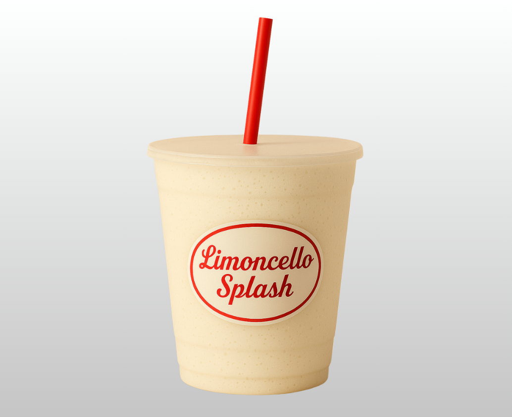 A limoncello smoothie