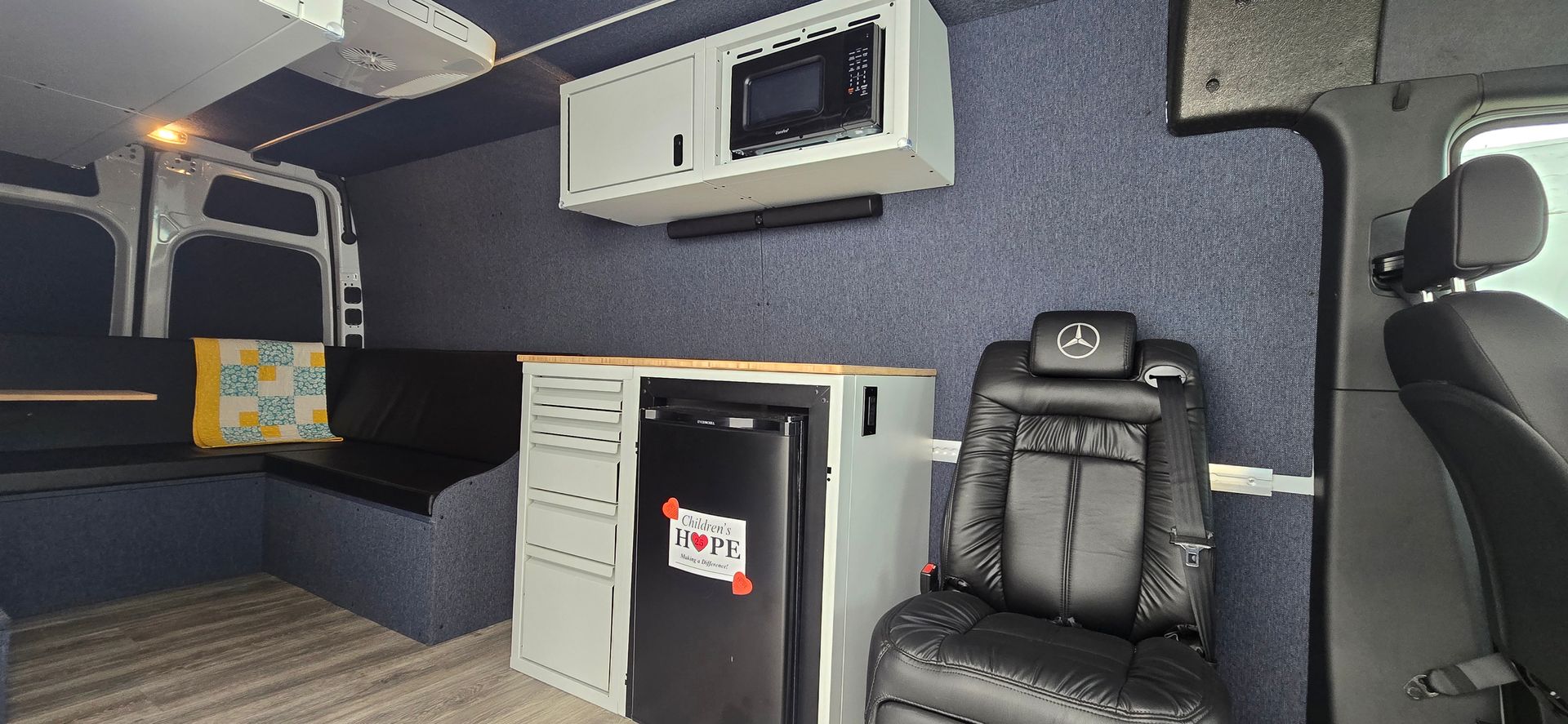 Perfectly outfitted for therapy, the vans are a great addition to Children's Hope