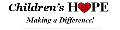 A logo for children 's hope foster family agency