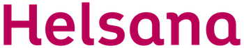"Helsana" in dunkelrosa Schrift.