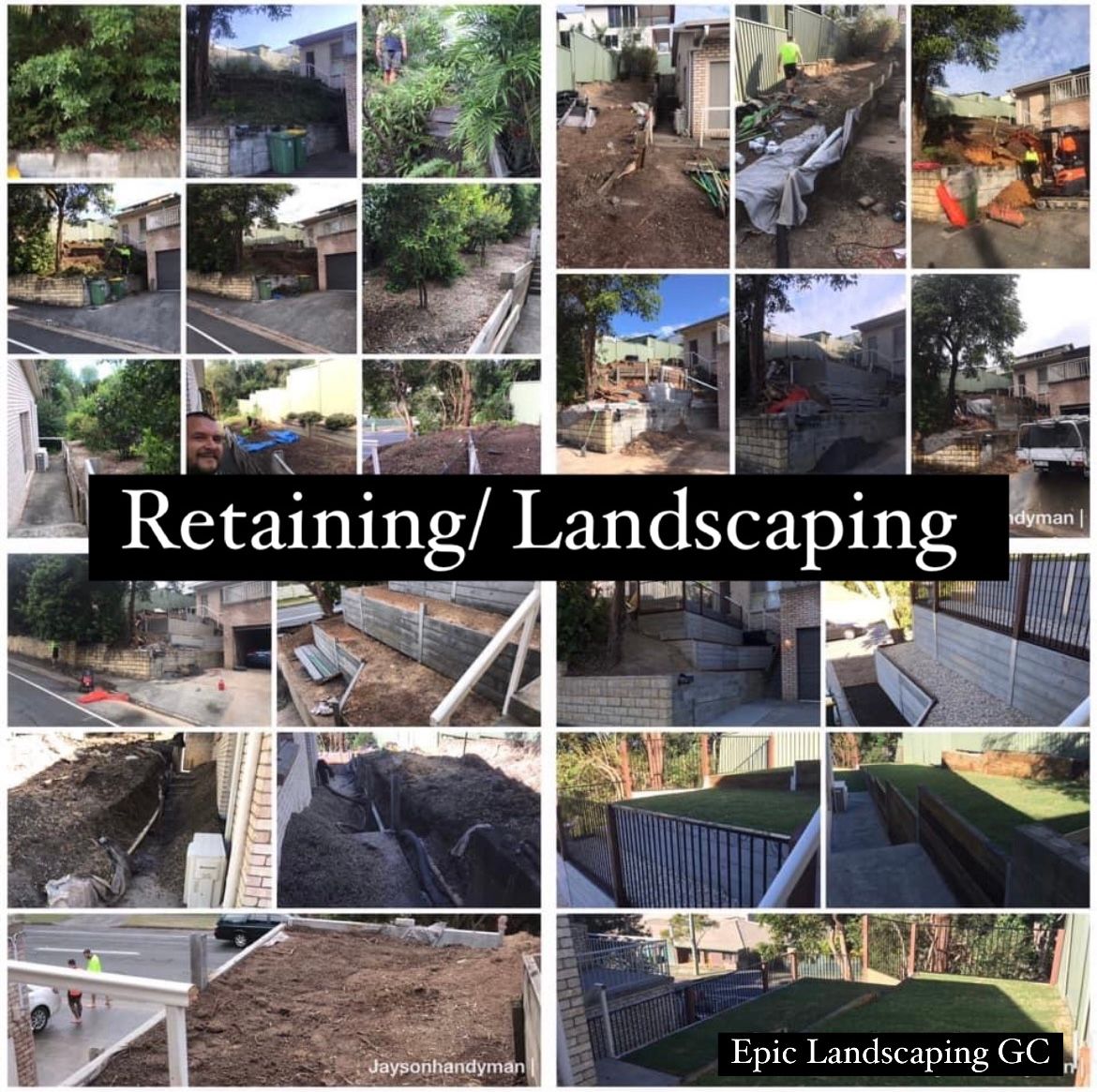 retaining/landscaping
