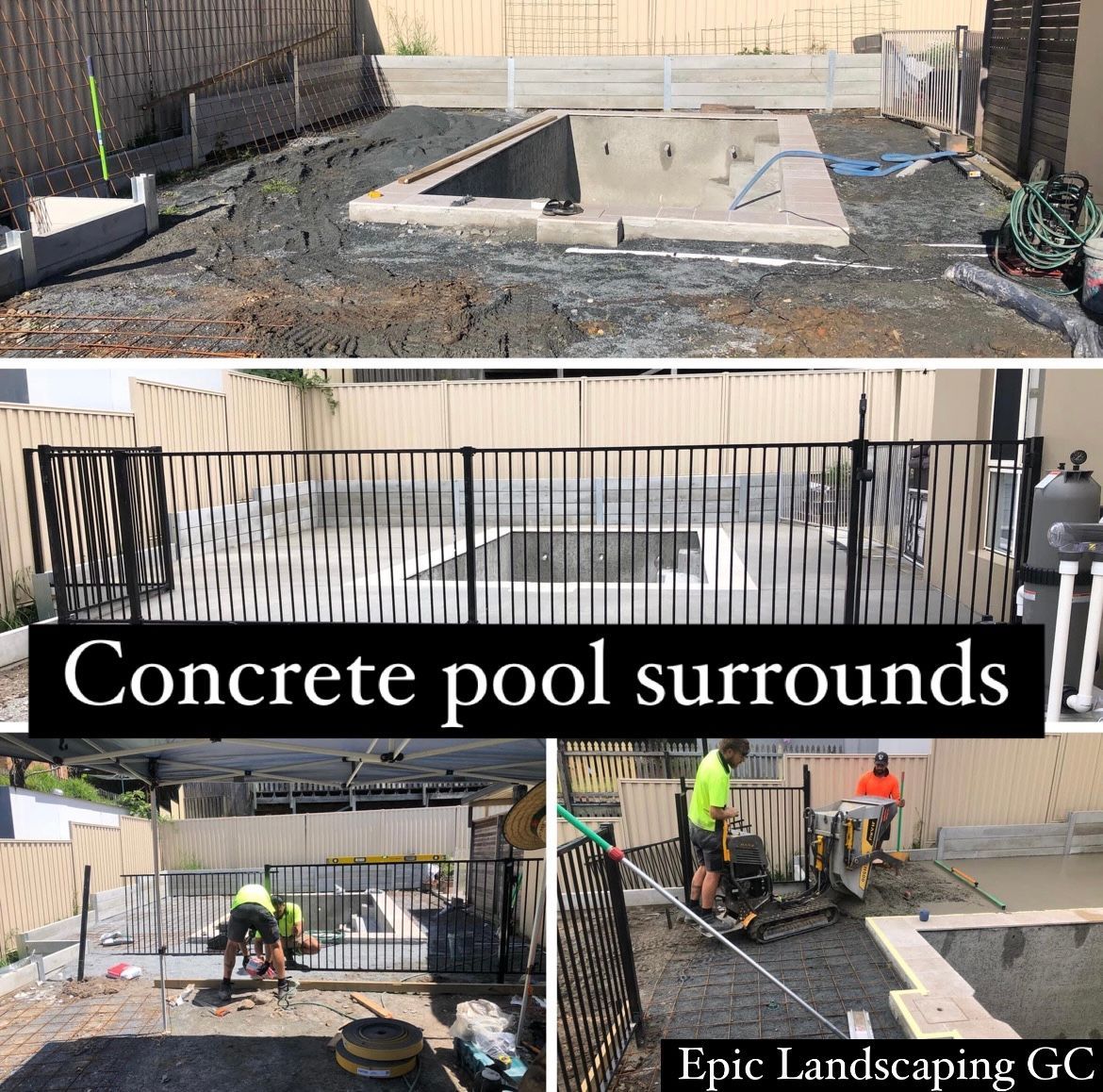 Concrete Pool Sorrounds