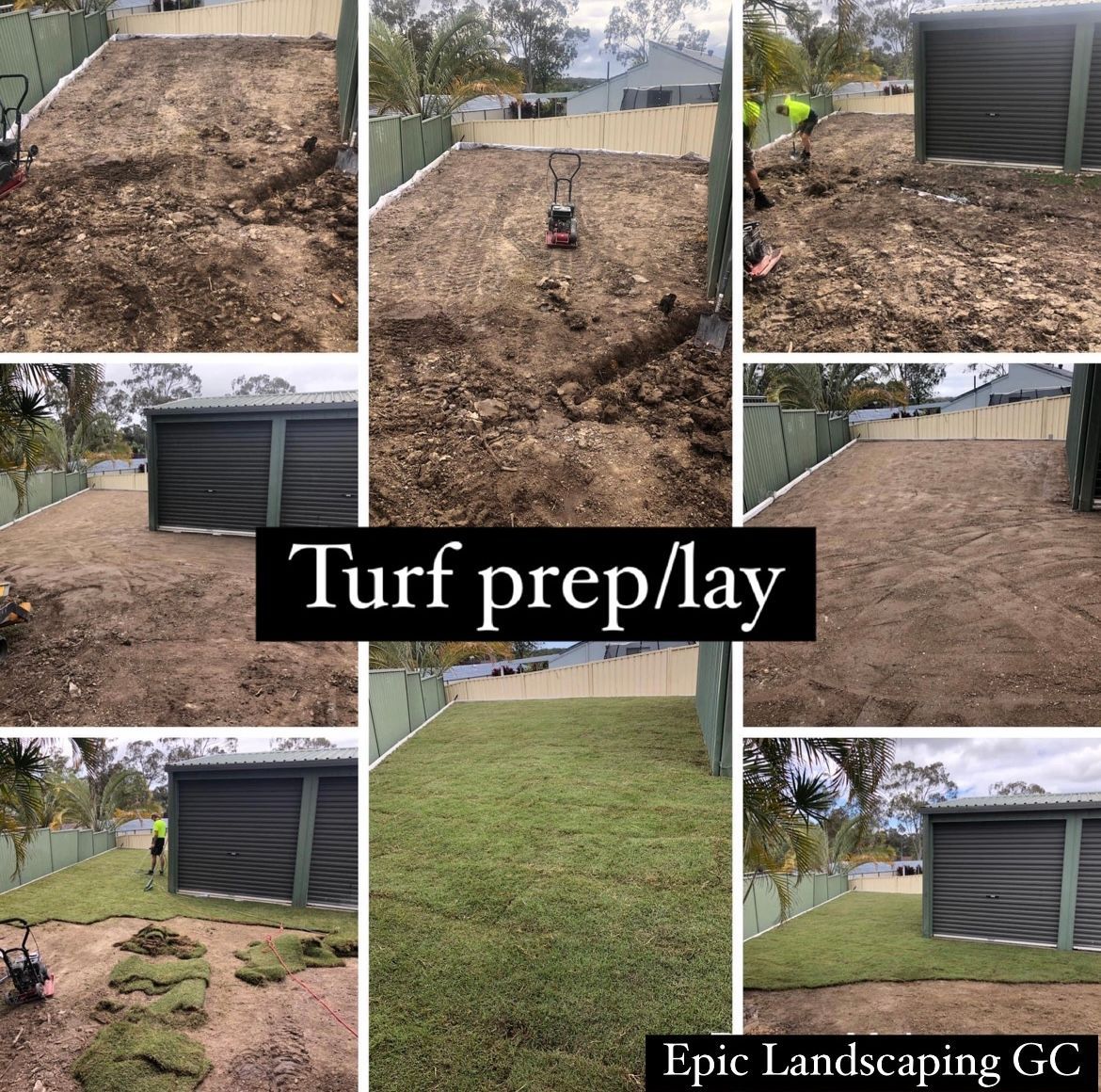 turf/prep/lay