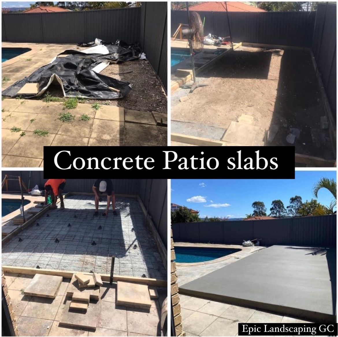concrete patio slabs