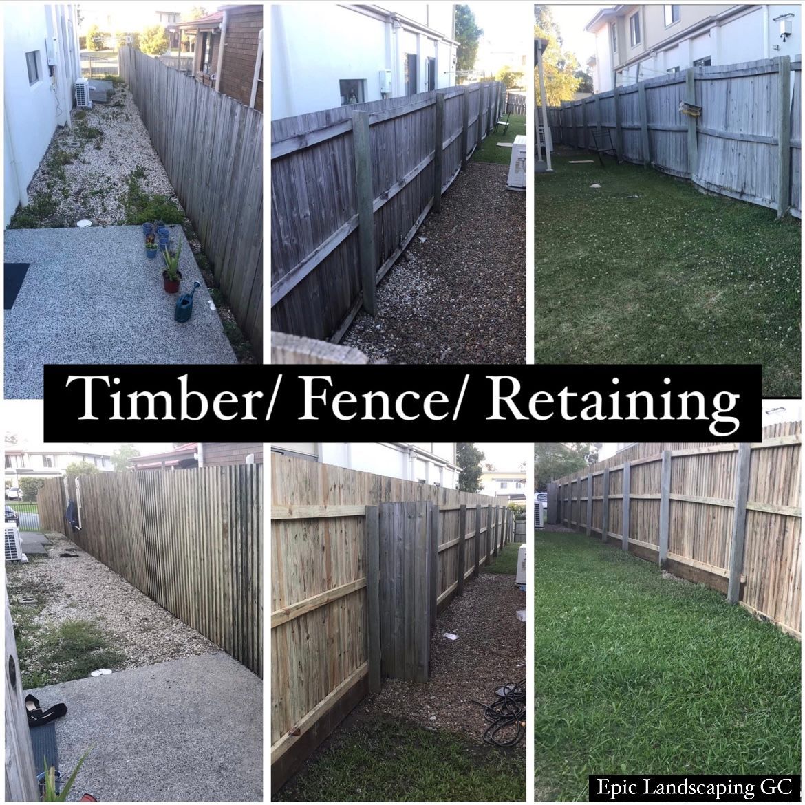 timber/fence/retaining