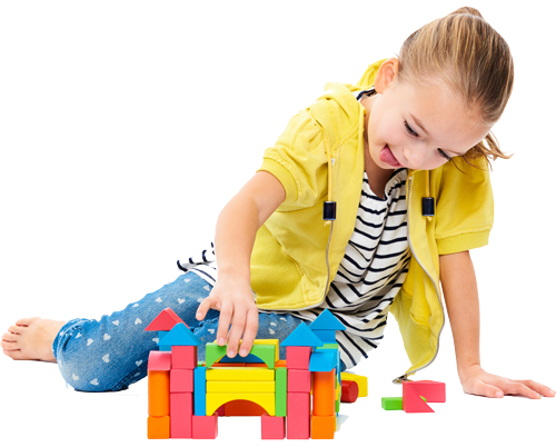 After-School Programs — Girl Building A Castle With A Toy Blocks in Anoka, MN