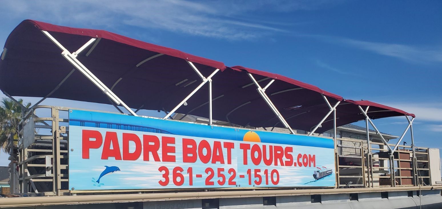 Sign on The Side of A Boat | Corpus Christi, TX | Padre Boat Tours